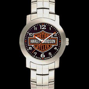 Harley-Davidson Men's Bulova Bar Shield WristWatch